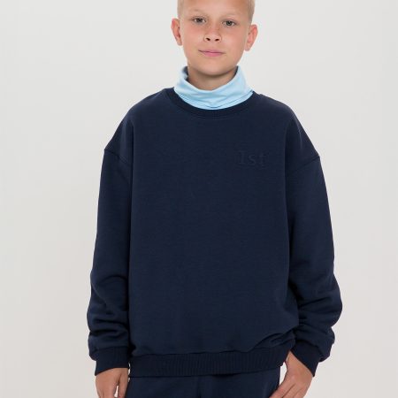 синий